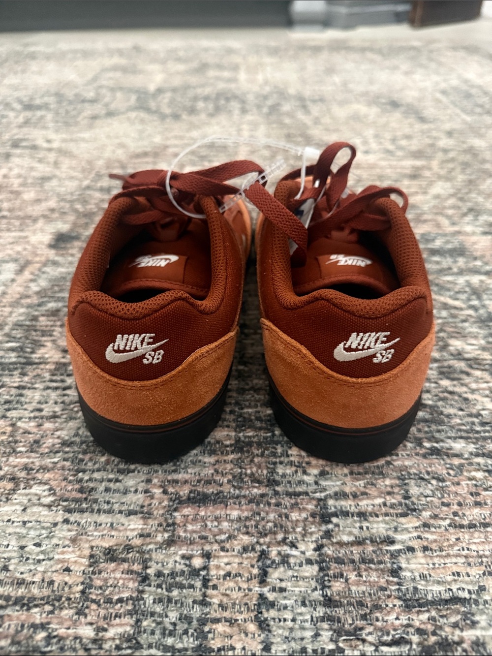 Nike SB Malor Skate Shoe - Cinnamon Dark Russet with Black Sole - Picture 5 of 9